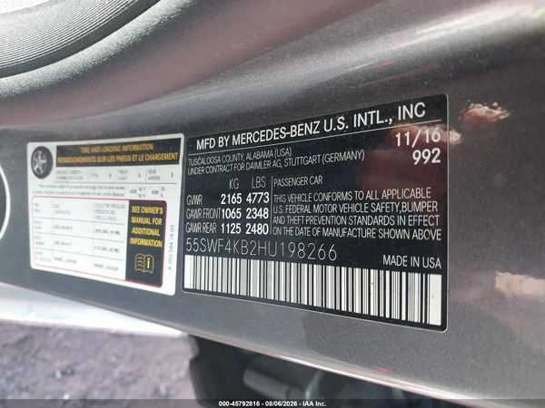 2017 MERCEDES-BENZ C 300 4MATIC