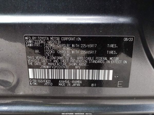 2023 TOYOTA RAV4 HYBRID XLE