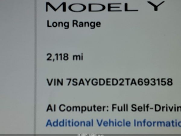 2026 TESLA MODEL Y
