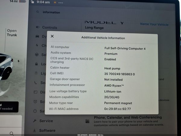 2026 TESLA MODEL Y