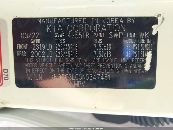 2022 KIA NIRO TOURING SE