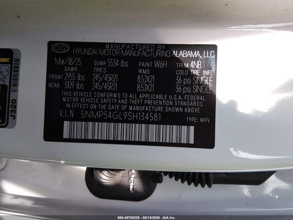 2025 HYUNDAI SANTA FE CALLIGRAPHY