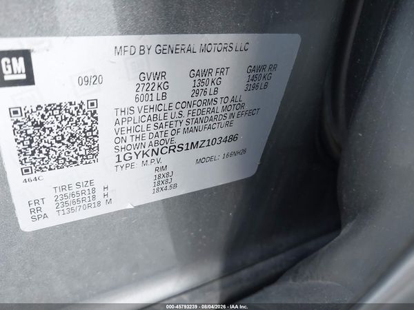 2021 CADILLAC XT5 FWD PREMIUM LUXURY