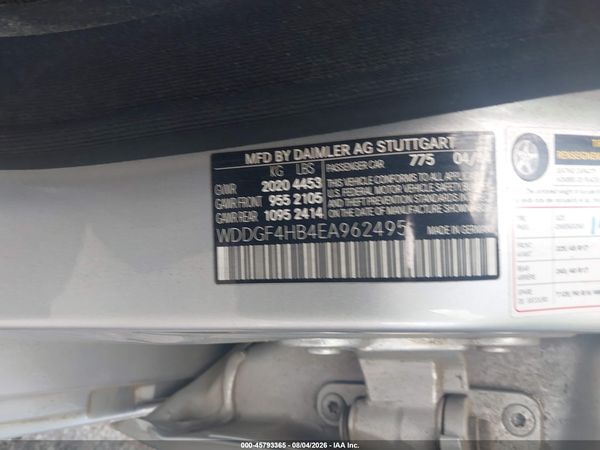 2014 MERCEDES-BENZ C 250 SPORT