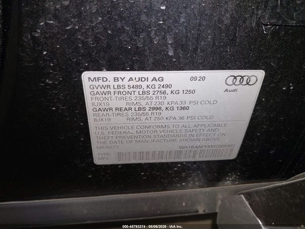 2021 AUDI Q5