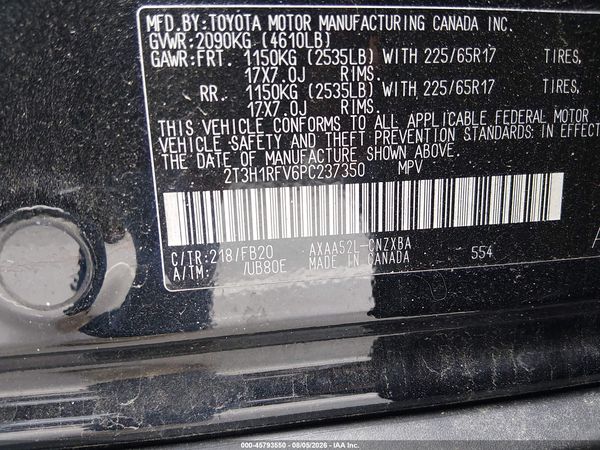 2023 TOYOTA RAV4 LE