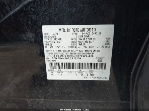 2023 FORD EDGE TITANIUM