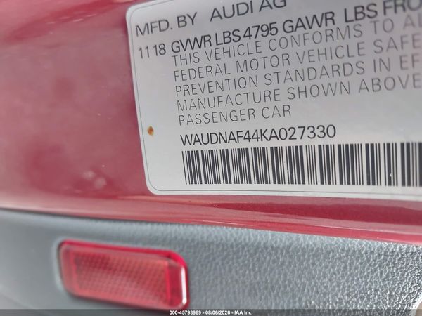 2019 AUDI A4 45 PREMIUM