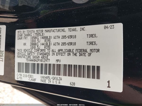 2023 TOYOTA SEQUOIA TRD PRO