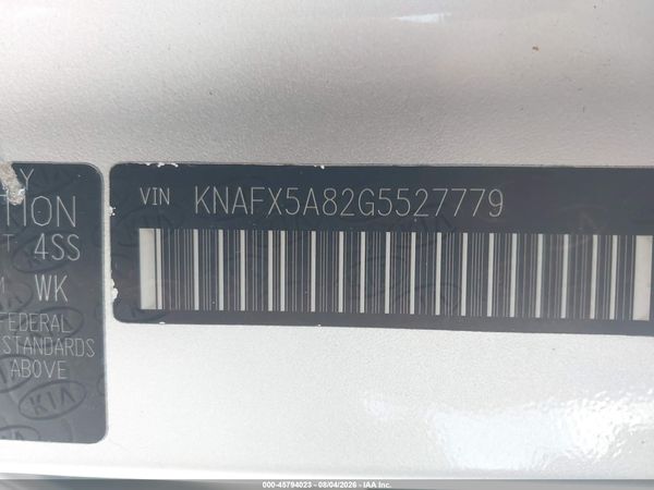 2016 KIA FORTE EX