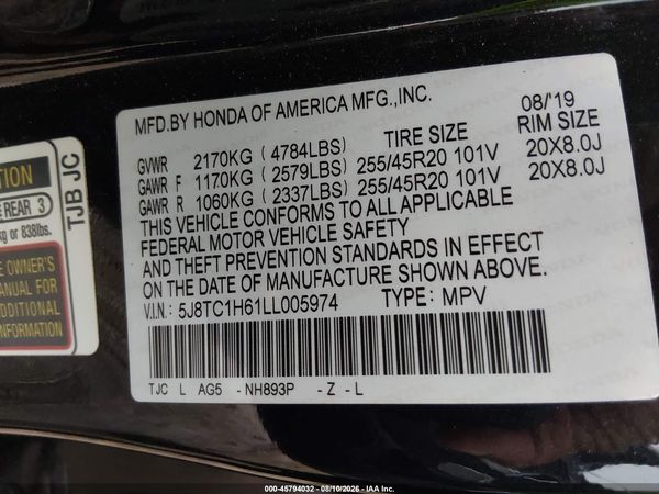 2020 ACURA RDX A-SPEC PACKAGE
