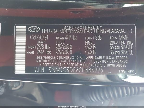 2025 HYUNDAI TUCSON SEL CONVENIENCE