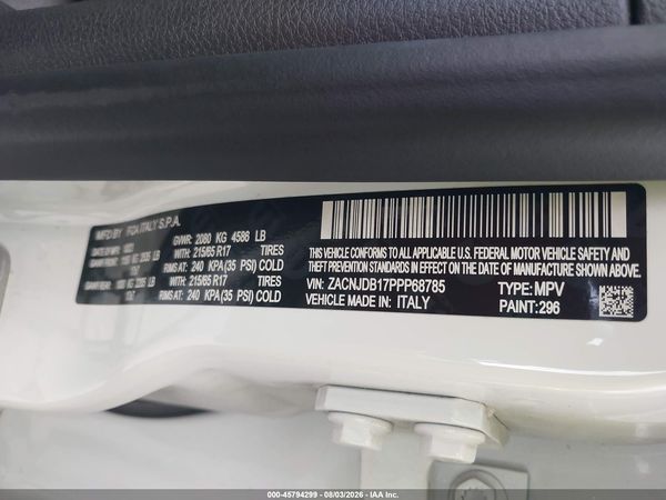 2023 JEEP RENEGADE UPLAND 4X4