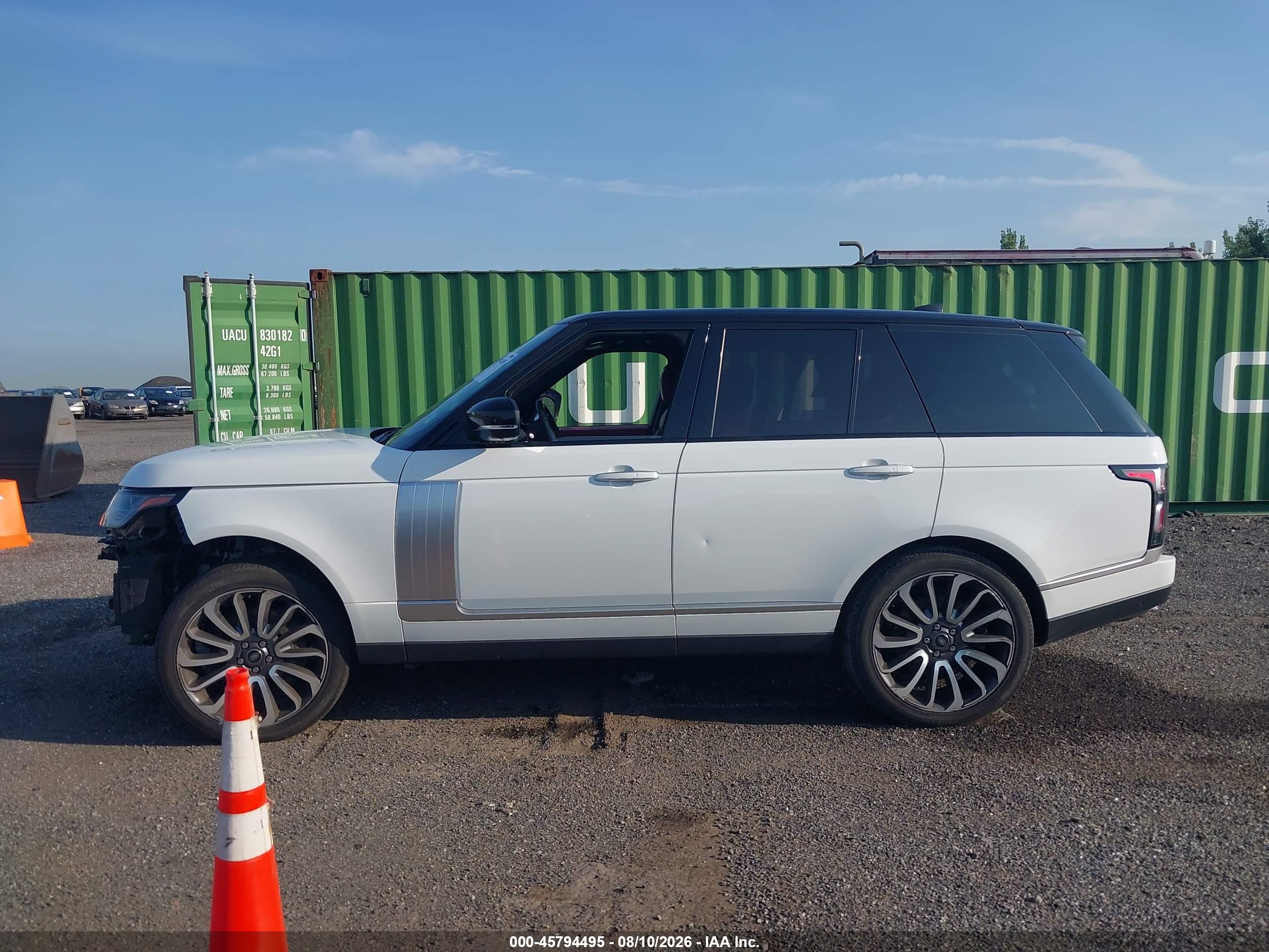 2019 LAND ROVER RANGE ROVER