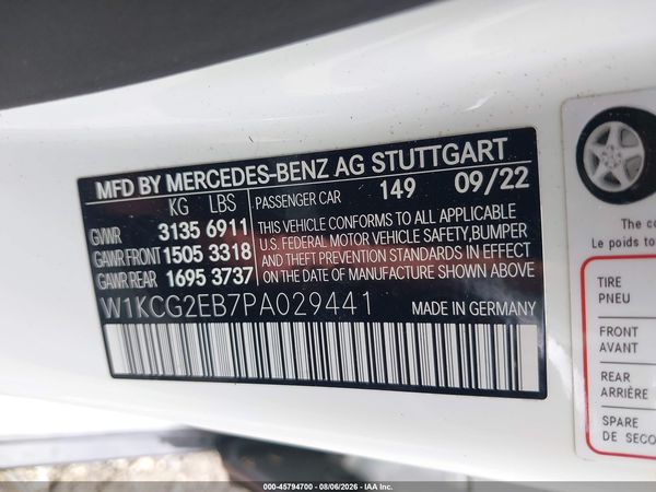 2023 MERCEDES-BENZ EQS 450 4MATIC