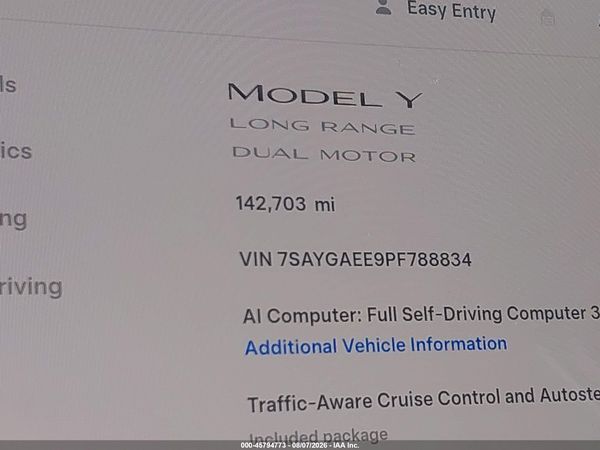2023 TESLA MODEL Y