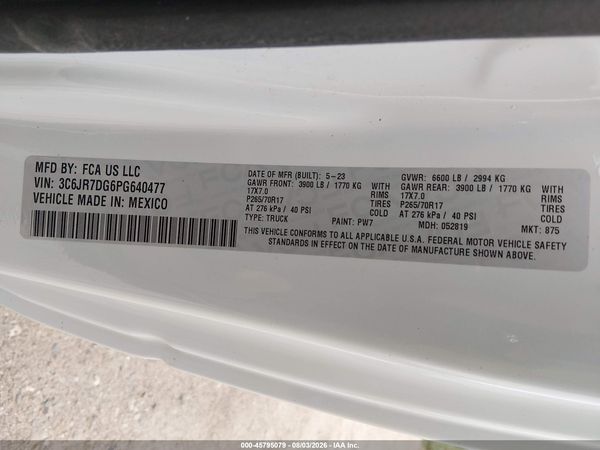 2023 RAM 1500 CLASSIC Tradesman