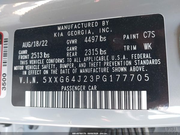 2023 KIA K5 GT-LINE