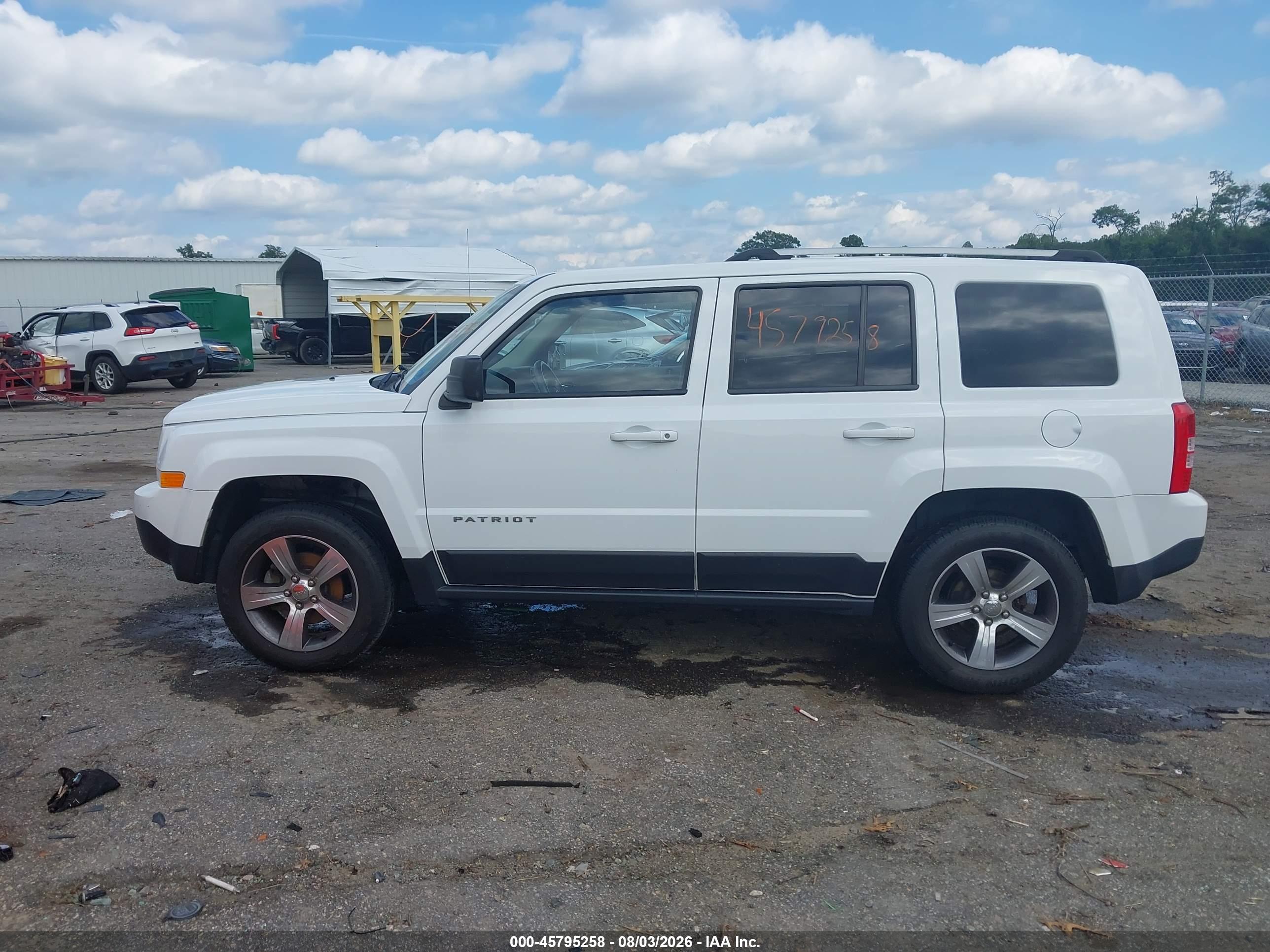 2017 JEEP PATRIOT HIGH ALTITUDE