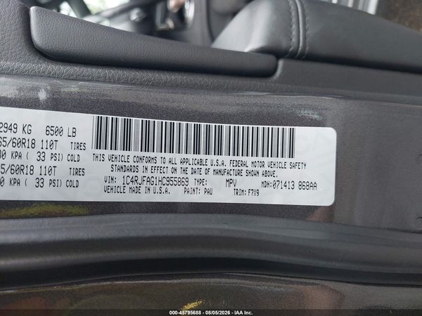 2017 JEEP GRAND CHEROKEE LAREDO