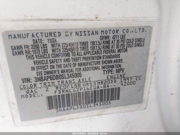 2025 NISSAN KICKS SR INTELLIGENT AWD