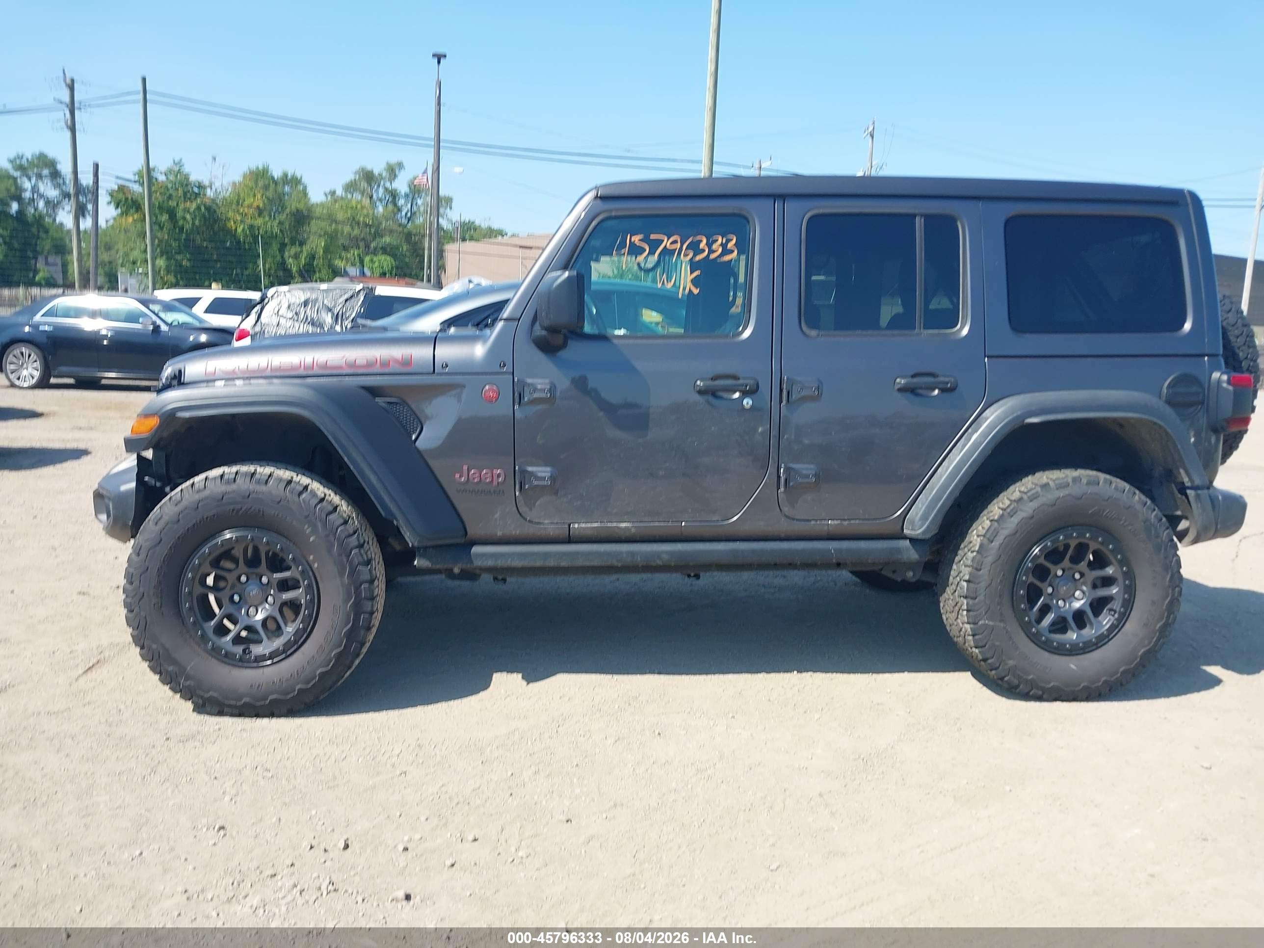 2021 JEEP WRANGLER UNLIMITED RUBICON 4X4