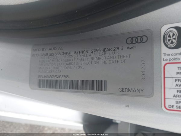 2014 AUDI A6 3.0T PREMIUM PLUS