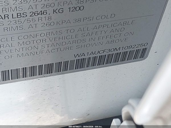 2021 AUDI Q3