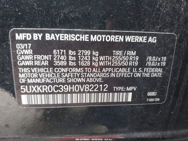 2017 BMW X5 XDRIVE35I