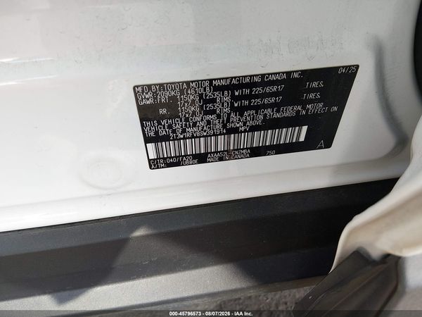 2025 TOYOTA RAV4 XLE