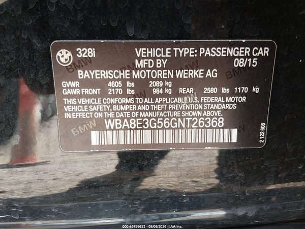 2016 BMW 328I XDRIVE