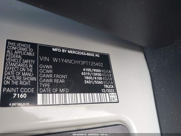 2023 MERCEDES-BENZ SPRINTER 2500