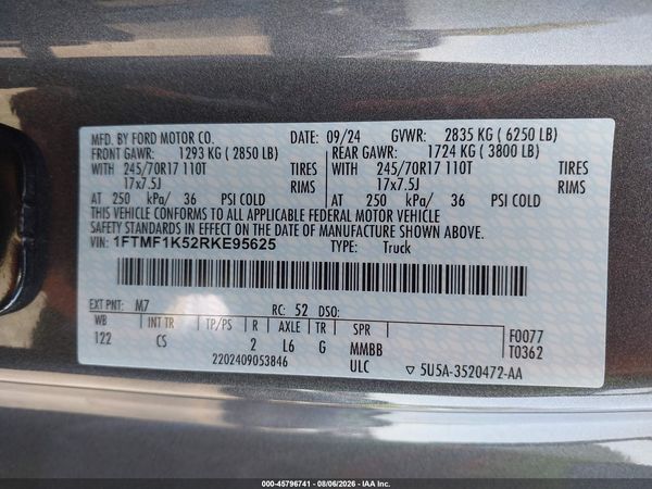 2024 FORD F-150 XL