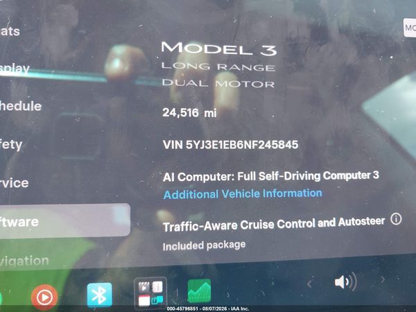 2022 TESLA MODEL 3