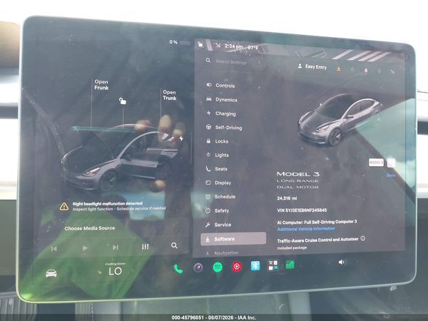 2022 TESLA MODEL 3