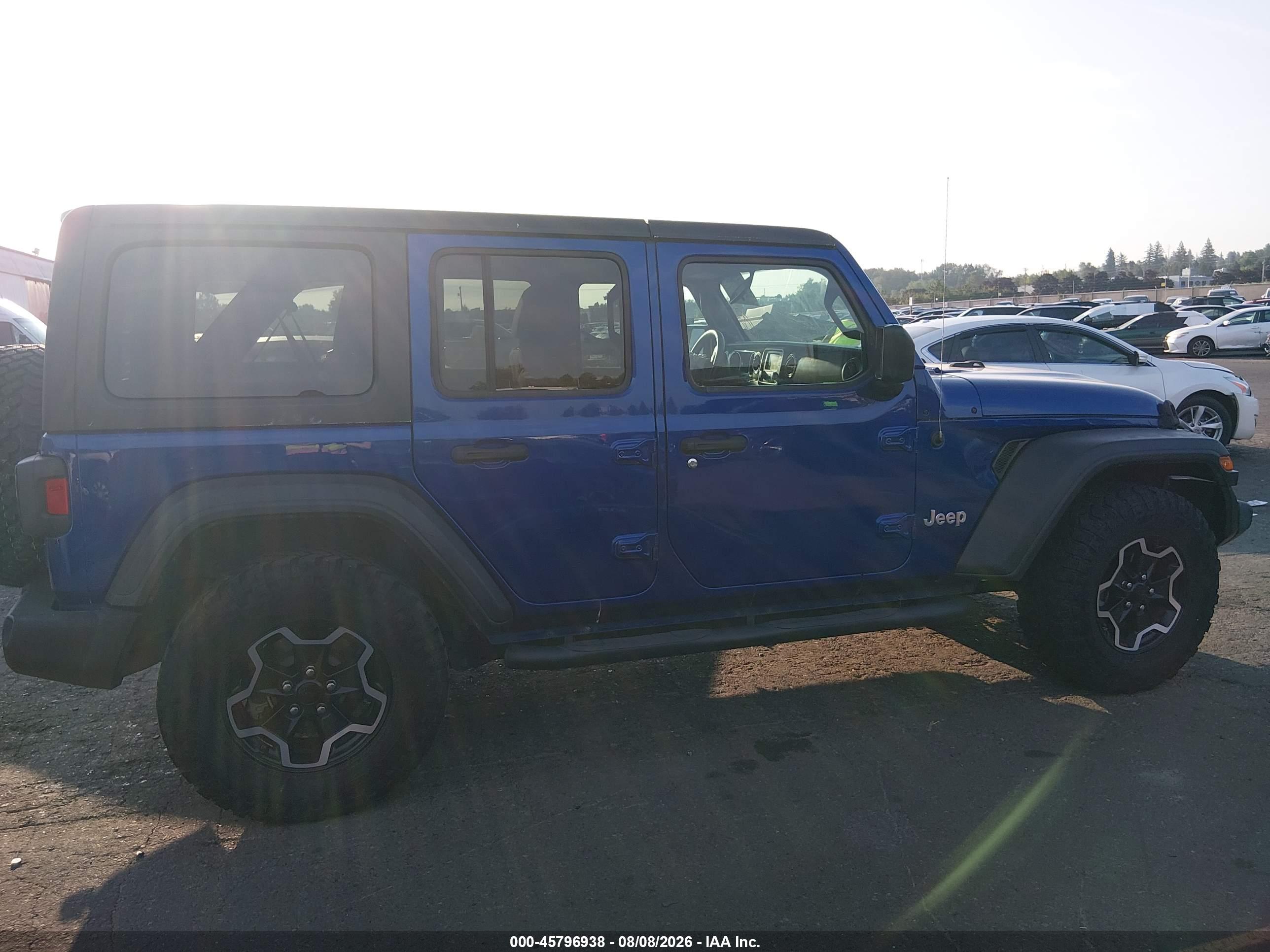 2018 JEEP WRANGLER UNLIMITED SPORT 4X4
