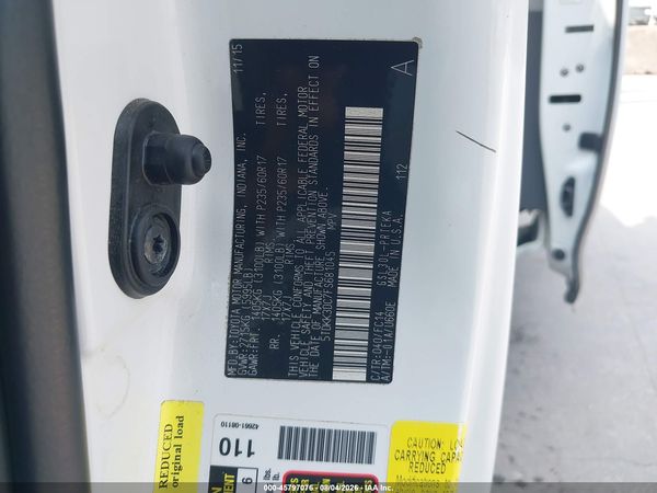 2015 TOYOTA SIENNA LE 8 PASSENGER