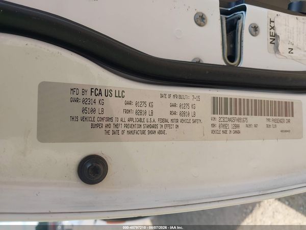 2015 CHRYSLER 300 LIMITED