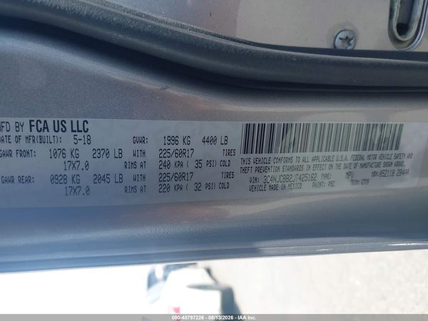 2018 JEEP COMPASS LATITUDE FWD