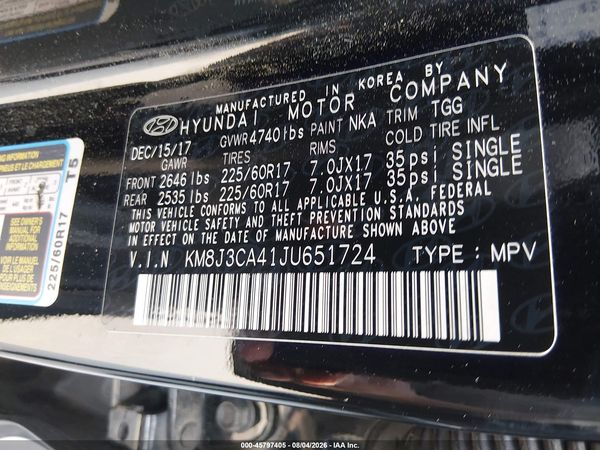 2018 HYUNDAI TUCSON SEL