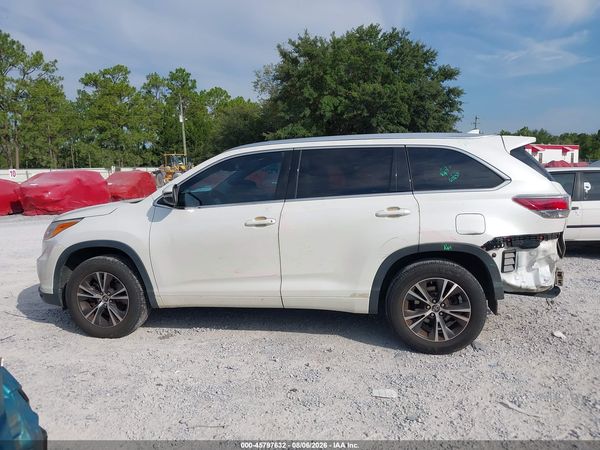 2016 TOYOTA HIGHLANDER XLE V6