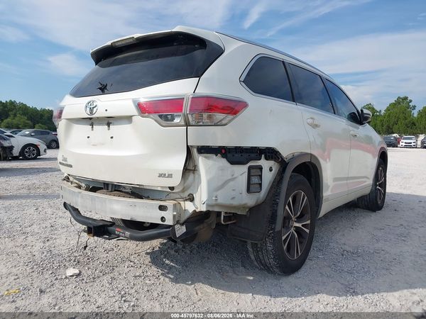 2016 TOYOTA HIGHLANDER XLE V6