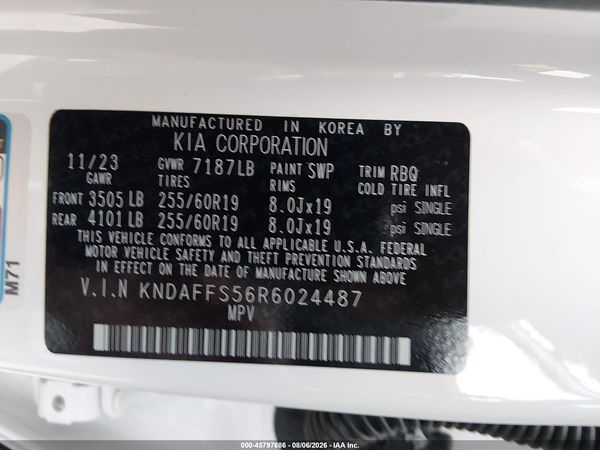 2024 KIA EV9 WIND