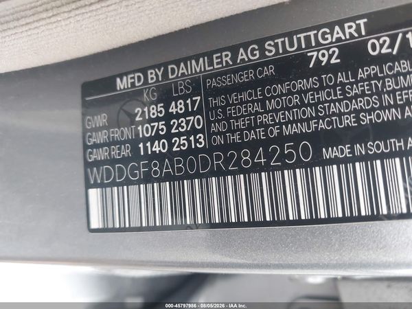 2013 MERCEDES-BENZ C 300 SPORT 4MATIC