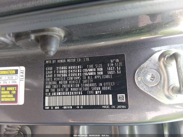 2019 HONDA CR-V EX