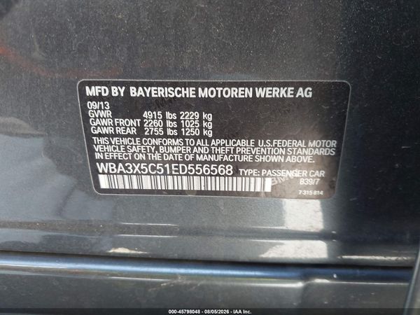 2014 BMW 328I GRAN TURISMO XDRIVE