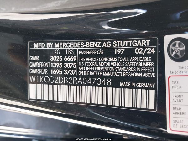 2024 MERCEDES-BENZ EQS 450+ EQS450+