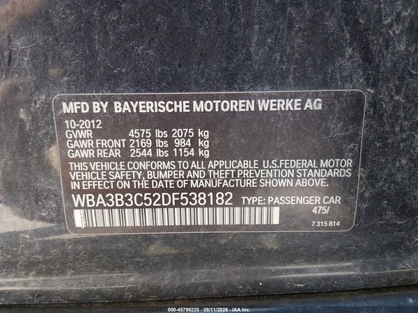 2013 BMW 328I XDRIVE