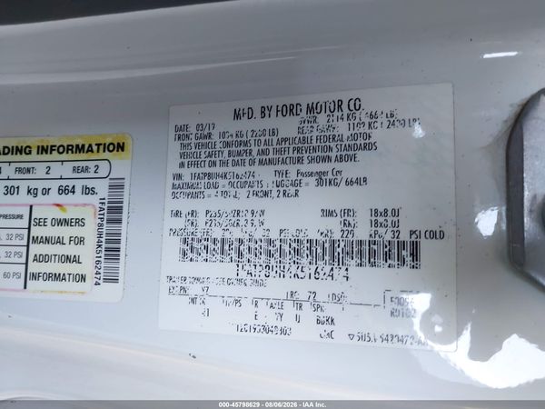 2019 FORD MUSTANG ECOBOOST PREMIUM