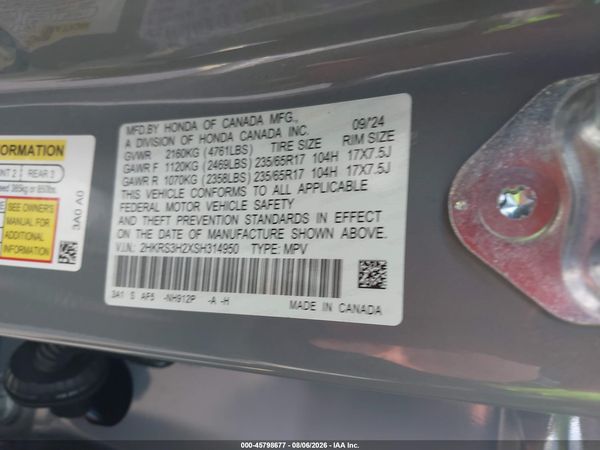 2025 HONDA CR-V LX 2WD